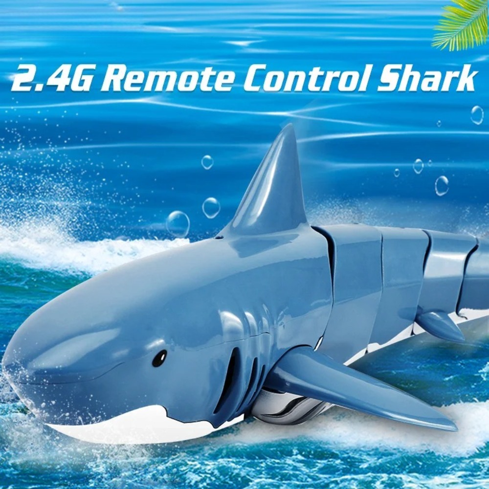 Kids Educational Gadget - Meistverkauftes 2,4G Ferngesteuertes Realistisches Elektrisches Hai-Boot-Modell