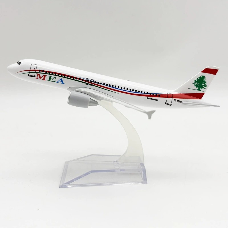 Kids Educational Gadget - Souvenir Spielzeug Flugzeuge 16CM A320 MEA