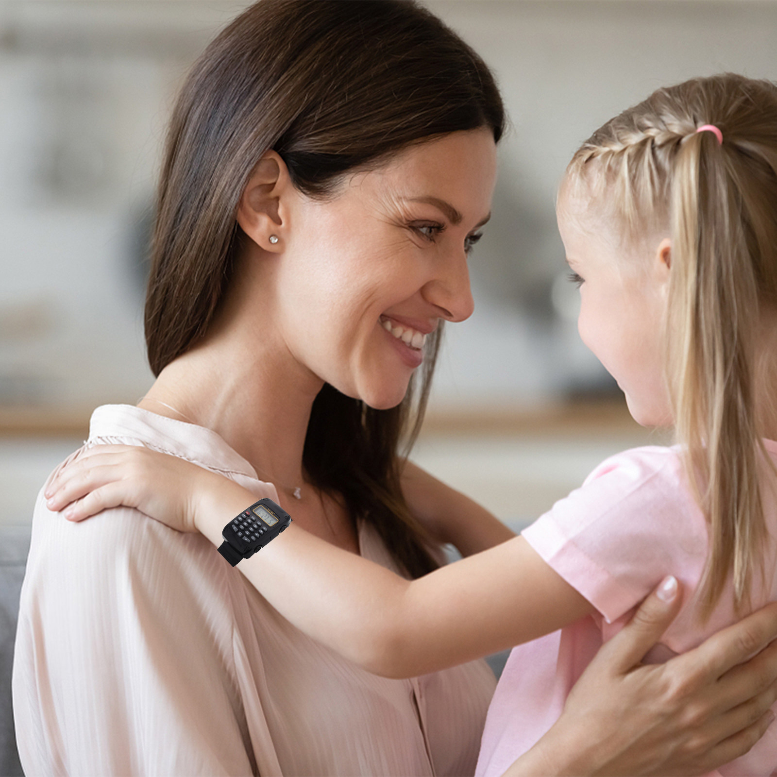 Education Kids Ru - 2 Stück Kinder-Rechneruhr, digitale Multifunktions-Armbanduhr, klare