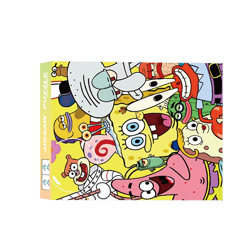 Kids Educational Gadget - 1000 Teile SpongeBob Schwammkopf Puzzle Zusammenbau-Bildpuzzle