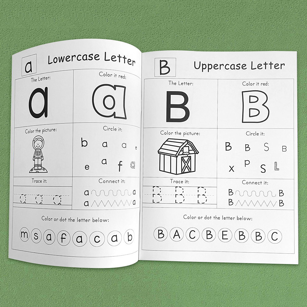 54 Seiten Buchstaben A-Z Alpha – Learning Workbook Preschool Bewertung und Preis