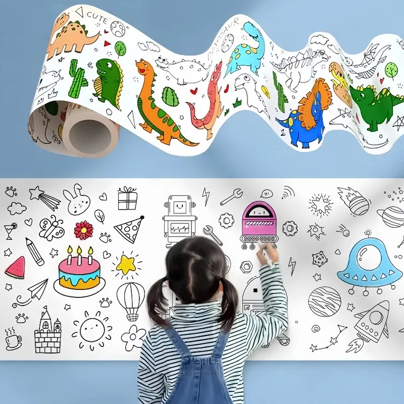 Kinder Malpapierrolle Klebrige – Kids Education Wallpaper Bewertung und Preis