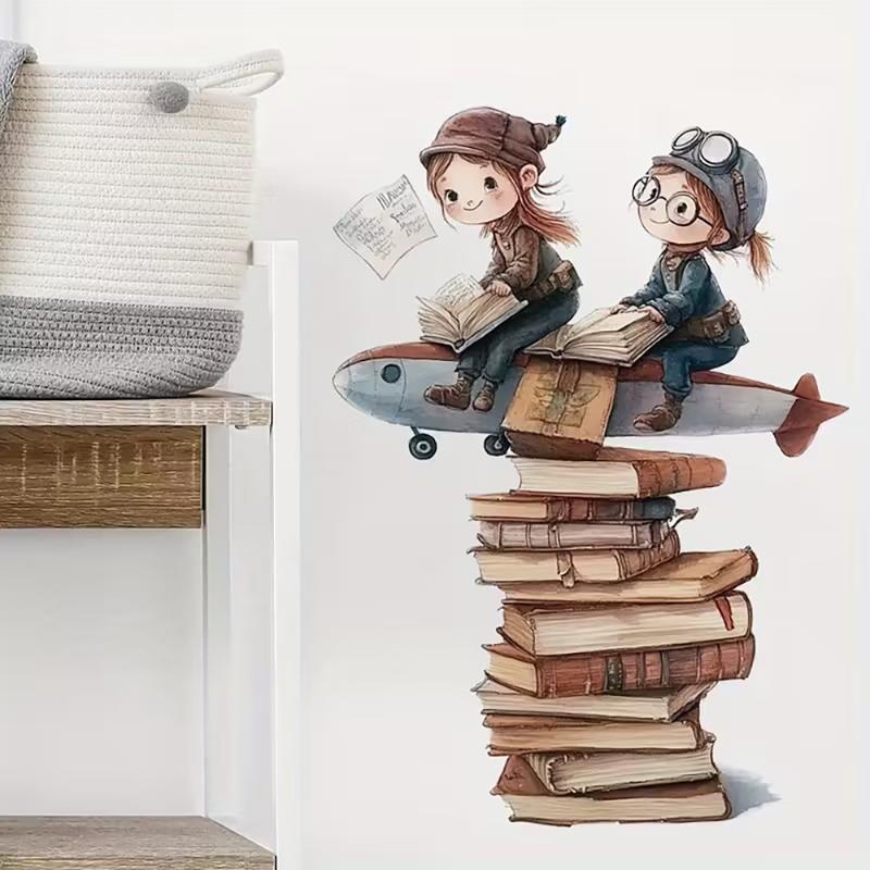 1 Stück abnehmbare Cartoon-Tra – Kids Education Wallpaper Bewertung und Preis