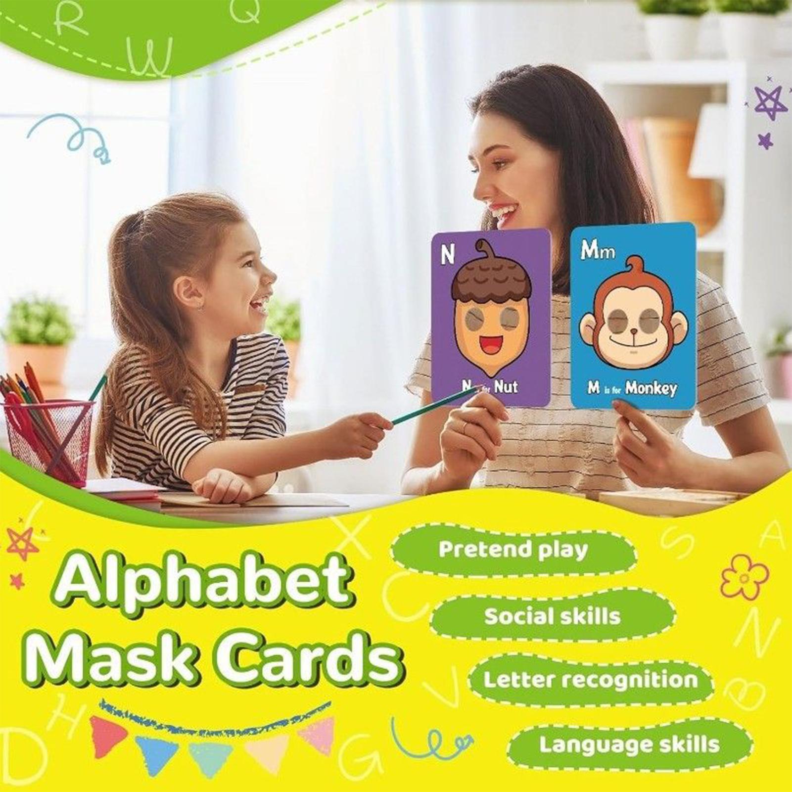 26-teilige Lernkarten mit Alph – Flash Card Alphabet Bewertung und Preis
