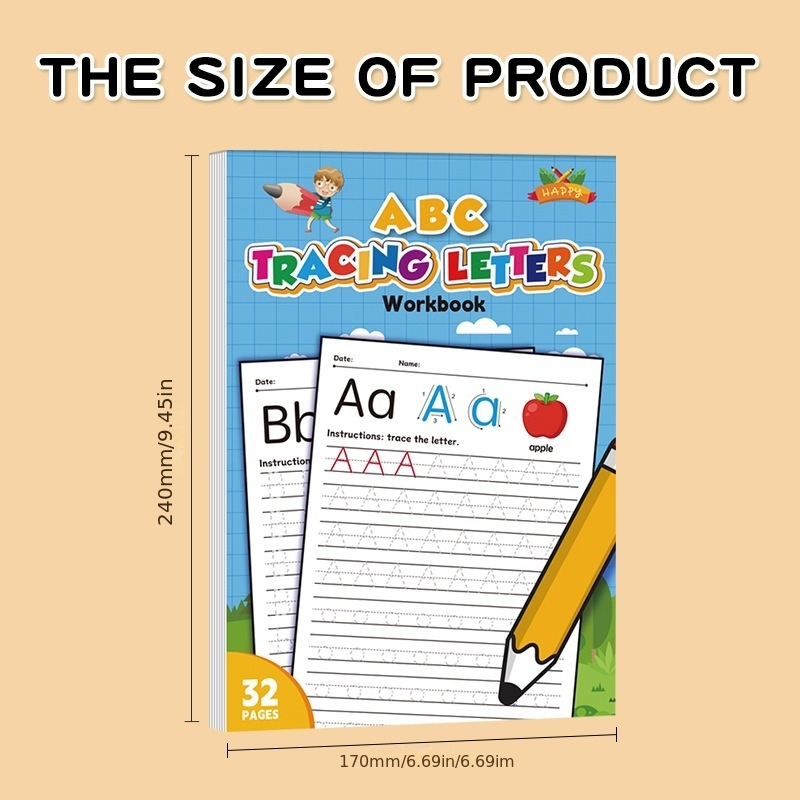 Alphabet-Arbeitsheft A-Z - Übu – Learning Workbook Preschool Bewertung und Preis