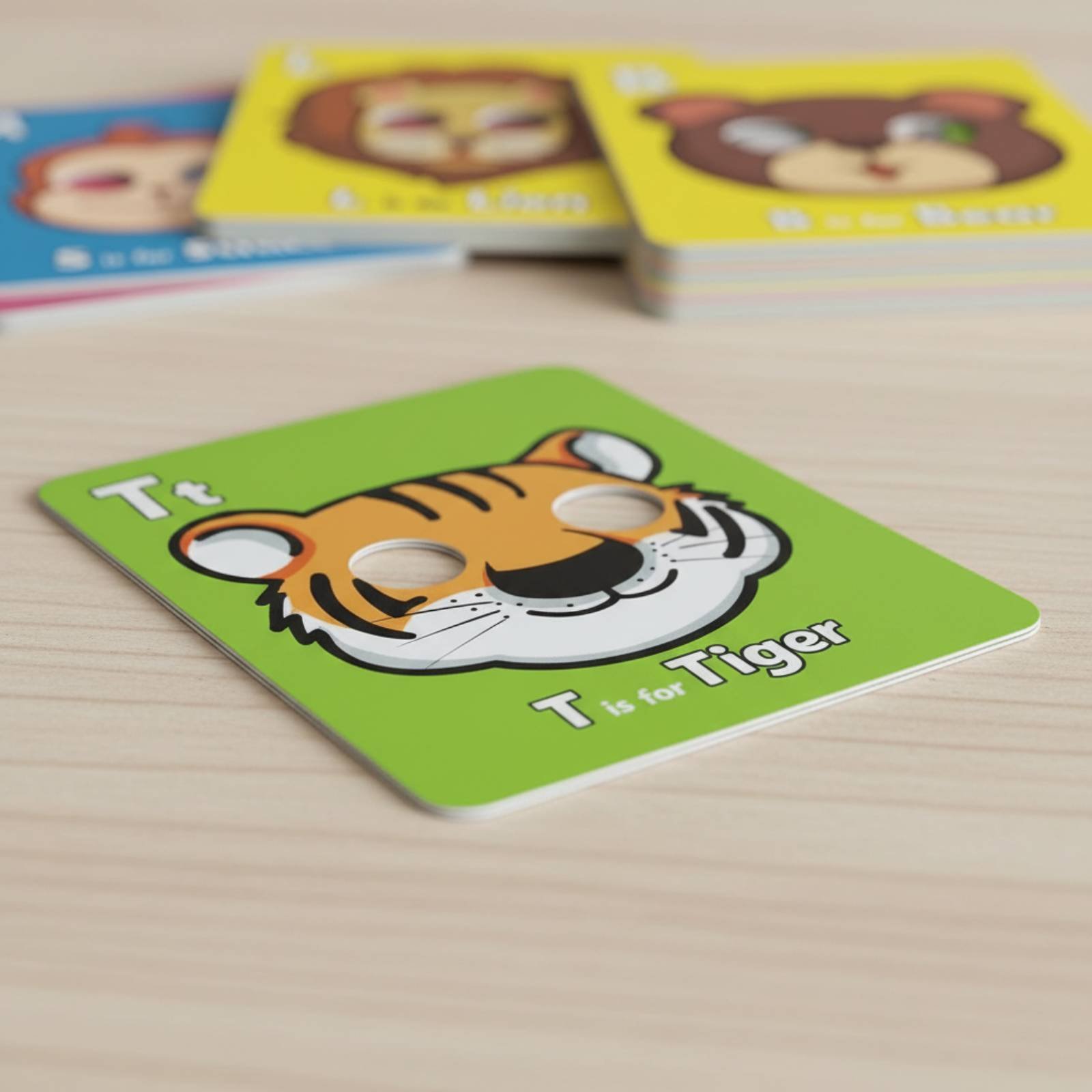 Kreaturenmasken-Lernkarten, in – Flash Card Alphabet Bewertung und Preis