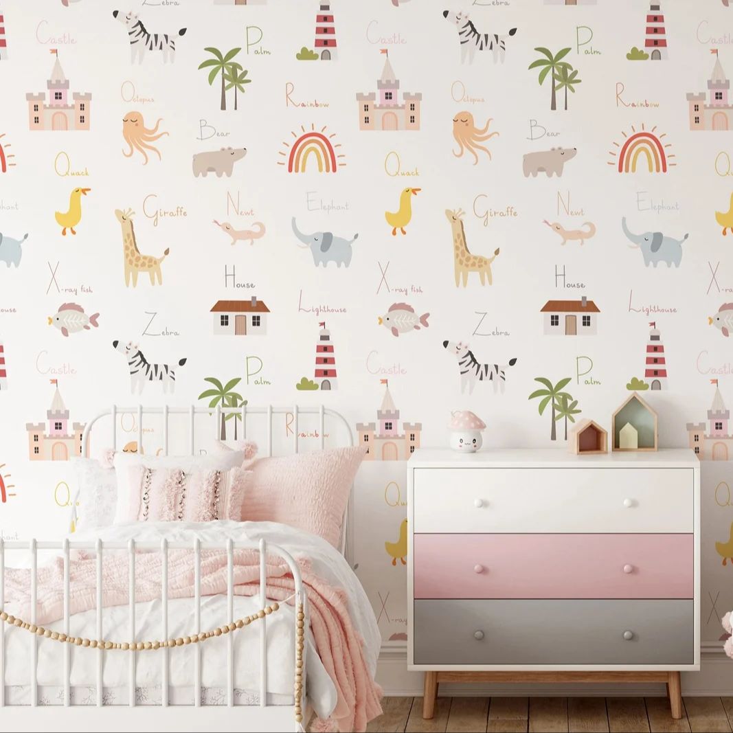 Kinderzimmer-Wandtapete zum Ab – Kids Education Wallpaper Bewertung und Preis