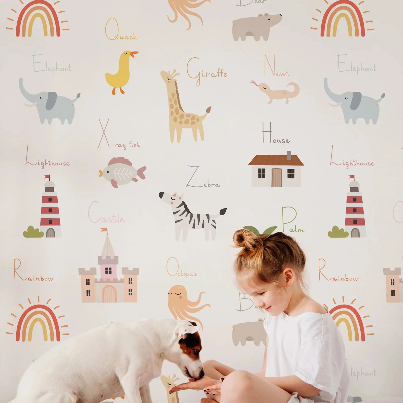 Kinderzimmer-Wandtapete zum Ab – Kids Education Wallpaper Bewertung und Preis