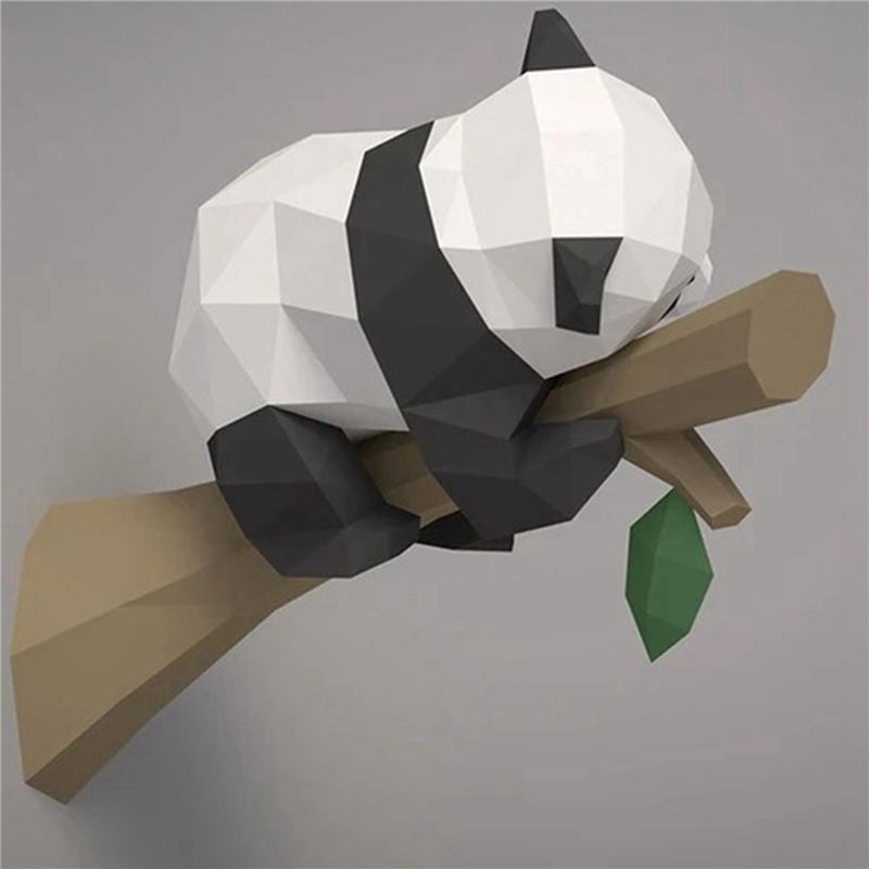 DT39 2X 3D Tier-Papiermodell,  – Kids Education Wallpaper Bewertung und Preis