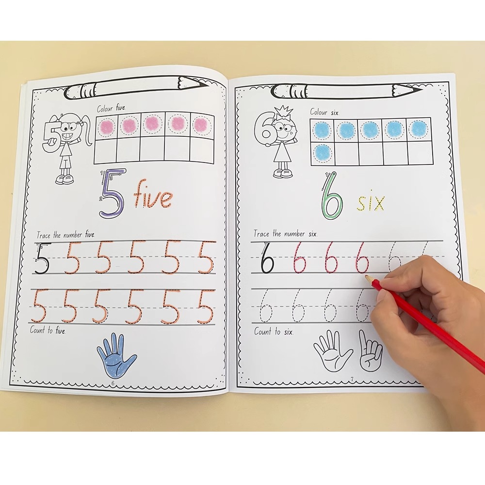 A4-Format, Nummer 0–30, Nachze – Learning Workbook Preschool Bewertung und Preis