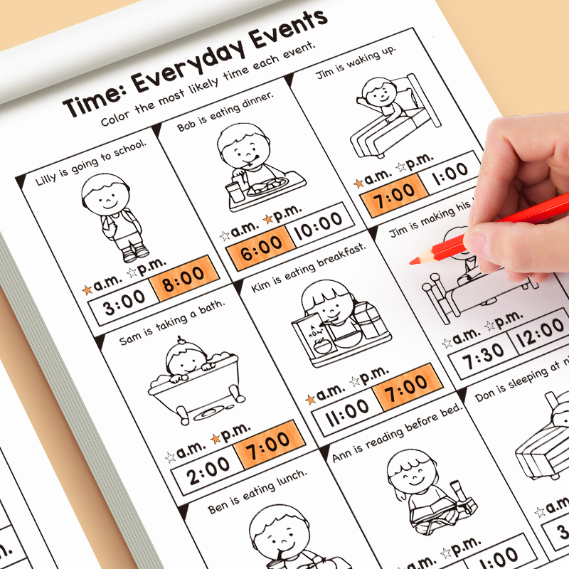 Arbeitsheft zum Thema Zeitmess – Learning Workbook Preschool Bewertung und Preis