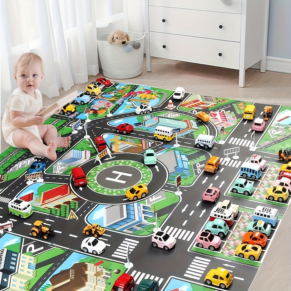 1 Stück, Stadtverkehr-Spielmat – Free Educational Games For Kids Bewertung und Preis