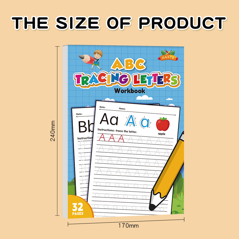 26-Alphabet-Lernheft zum Nachz – Learning Workbook Preschool Bewertung und Preis