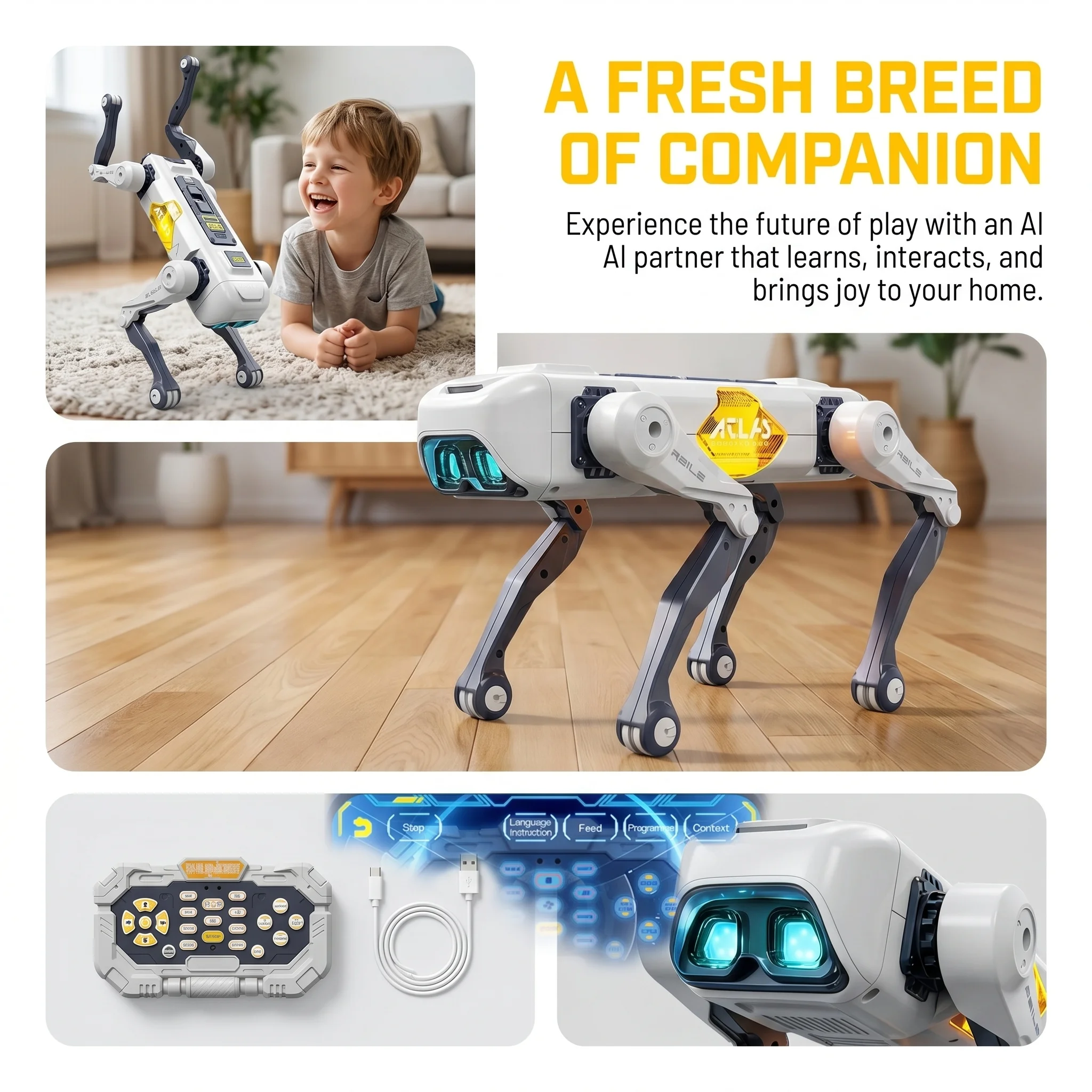 KI-Smart-Roboterhund, Sprach-  – Kids Educational Gadget Bewertung und Preis