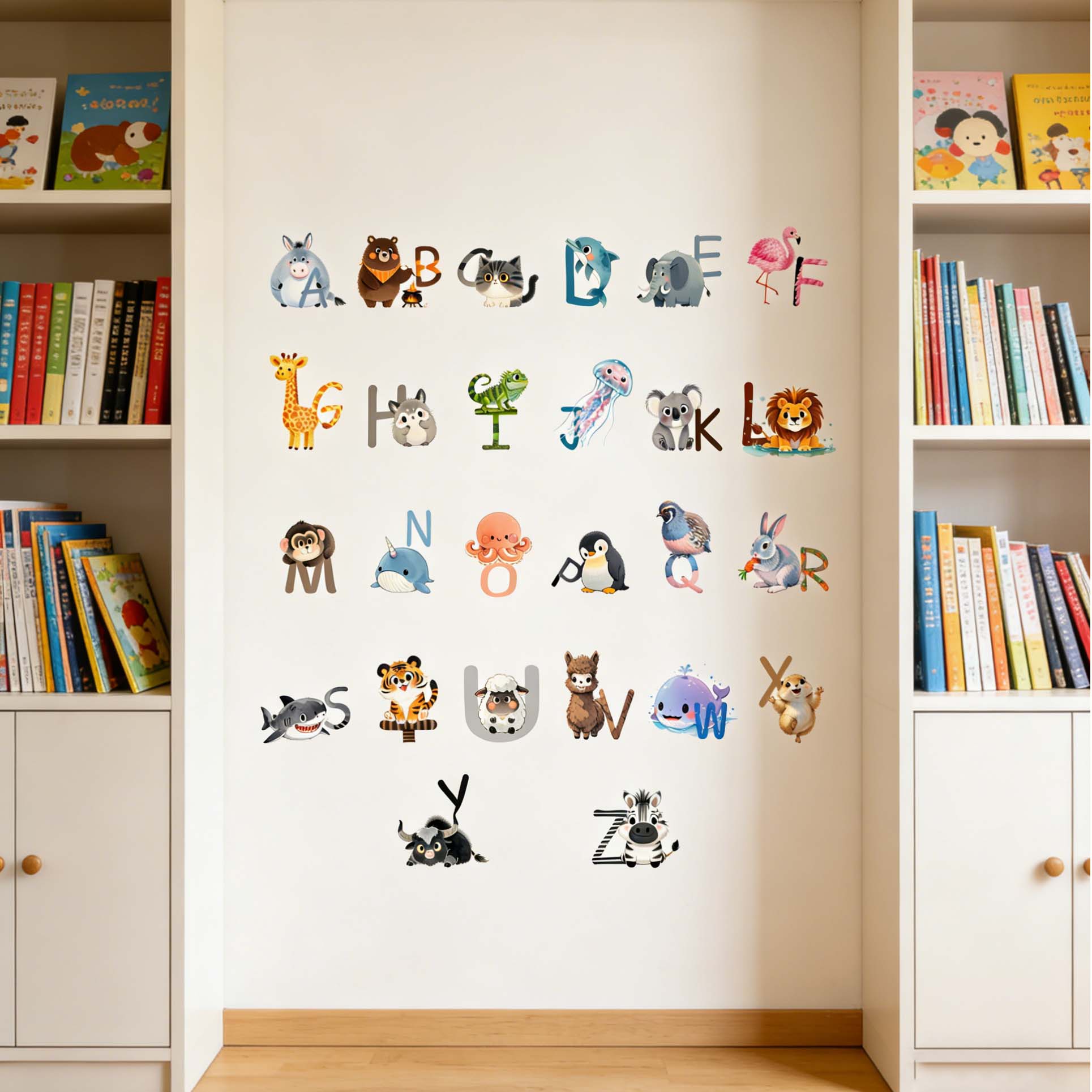 26 Buchstaben Englisches Alpha – Kids Education Wallpaper Bewertung und Preis
