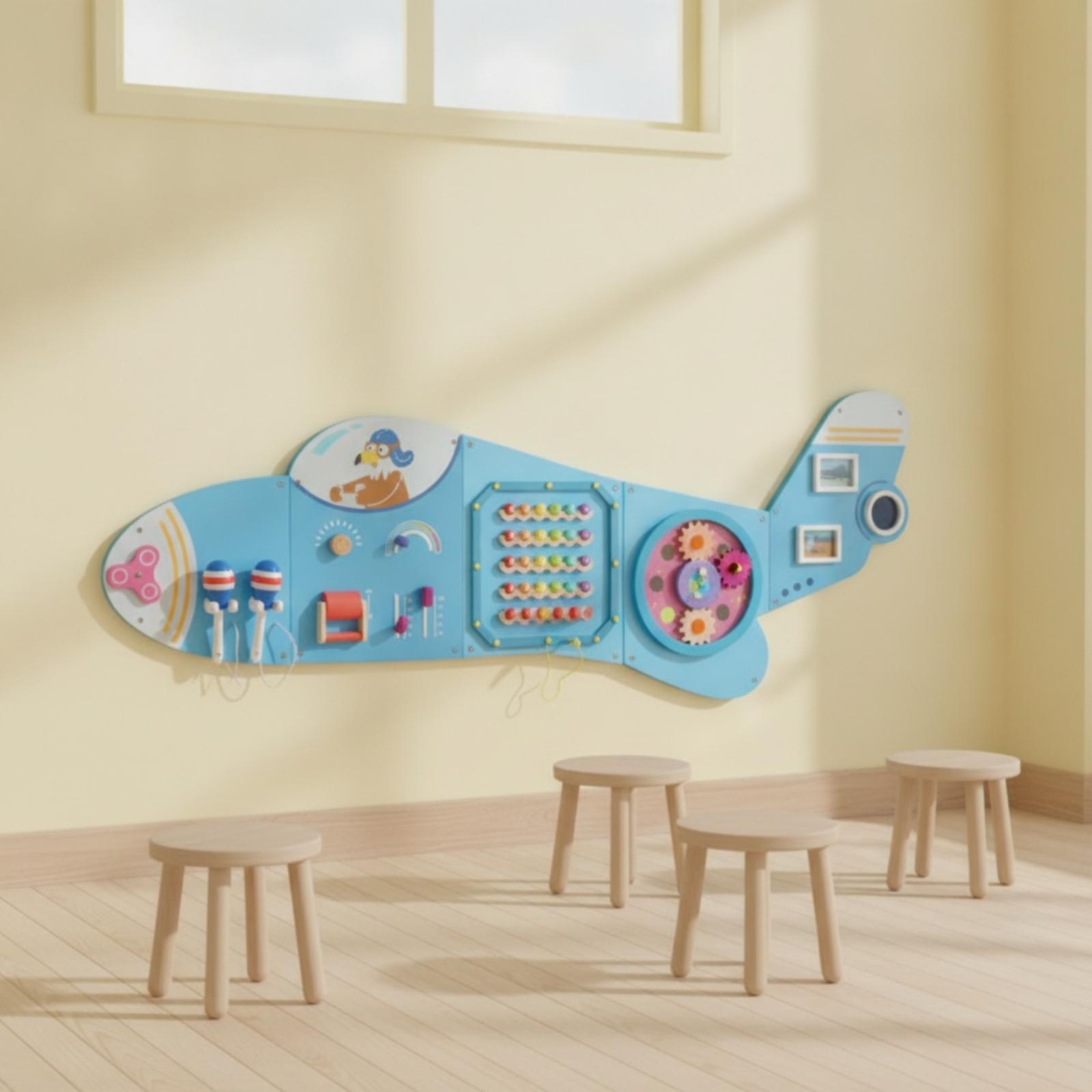 Holz-Wandbeschäftigungstafel P – Kids Education Wallpaper Bewertung und Preis